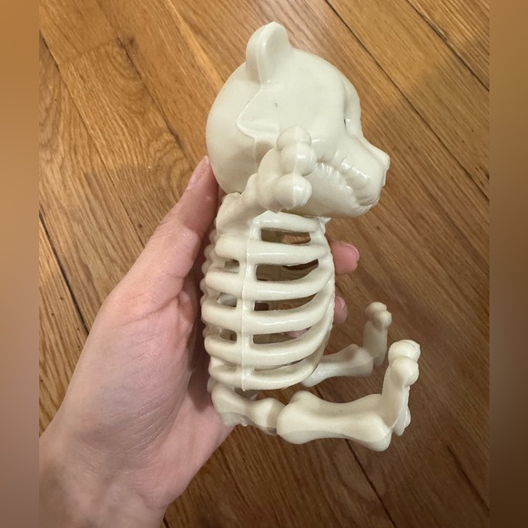 Teddy Bear Skeleton Bones Decor Ornament Halloween Prop Horror Haunted House - Picture 3 of 6